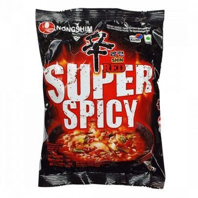 NONG SHIM SHIN RAMYUN SUPER SPICY RED 20x120g*