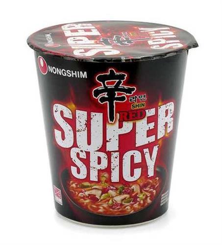 NONG SHIM CUP SHIN RED SUPER SPICY 12x68g nd