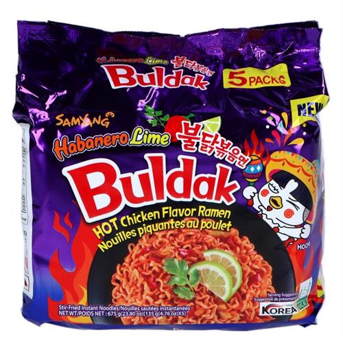 SAMYANG MULTIPACK HOT CHICKEN HABANERO LIME 8x675g