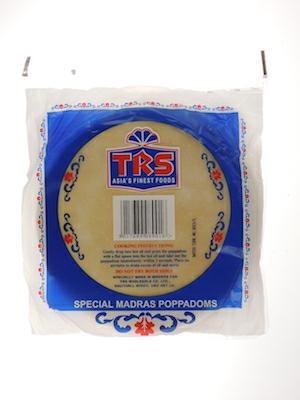 TRS POPPADOM MADRAS PLAAL- SFOGLIE INDIANE (6x)10x200g