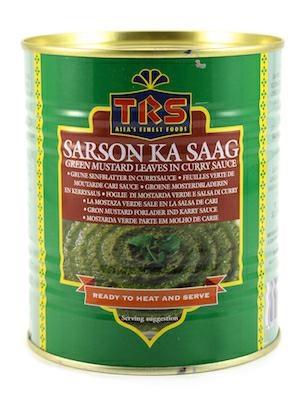 TRS SARSON KA SAAG - FOGLIE DI SENAPE AL CURRY 6x850g