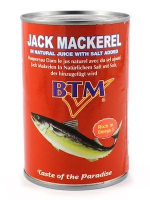 BTM JACK MACKEREL NATURAL- SUGARELLI ALNATURALE 24x425g*