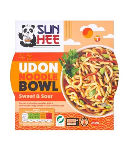 SUN HEE UDON NOODLE BOWL - SWEET & SOUR - UDON INST. 6x240g