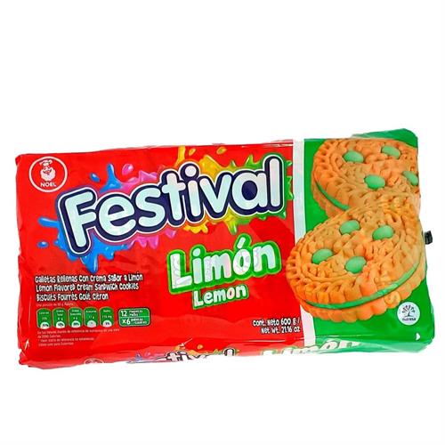NOEL FESTIVAL LEMON - BISCOTTI AL GUSTO LIMONE 12x403g