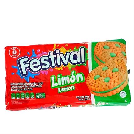 NOEL FESTIVAL LEMON - BISCOTTI AL GUSTO LIMONE 12x403g