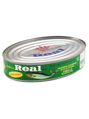 REAL CABALLA SOYA OIL - SGOMBRO IN OLIO DI SOIA 48x425g*