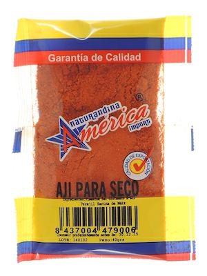 AMERICA AJI PARA SECO - PEPERONCINO IN POLVERE (4x)24x40g *