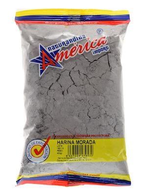 AMERICA HARINA MAIZ MORADA - FARINA DI MAIS VIOLA 24x400g*