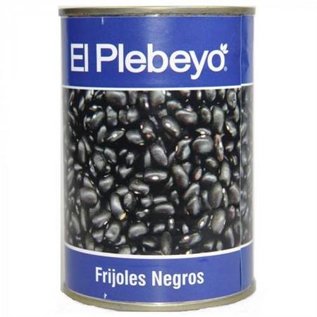 EL PLEBEYO FRIJOLES NEGROS - FAGIOLI LESSATI 24x425g*