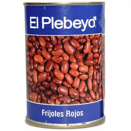 EL PLEBEYO FRIJOLES ROJOS - FAGIOLI LESSATI 24x425g*