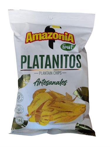 AMAZONIA PLATANITOS ARTESANOS - SNACK AL PLATANO 8x115g*