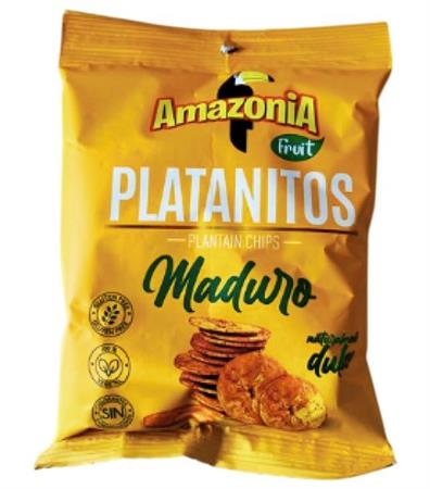 AMAZONIA PLATANITOS DULCES - PLANTAIN CHIPS 15x75g*