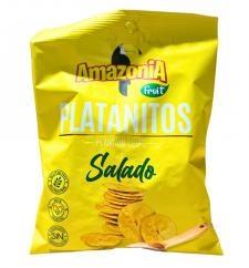 AMAZONIA PLATANITOS SALADOS - PLANTAIN CHIPS 15x75g*