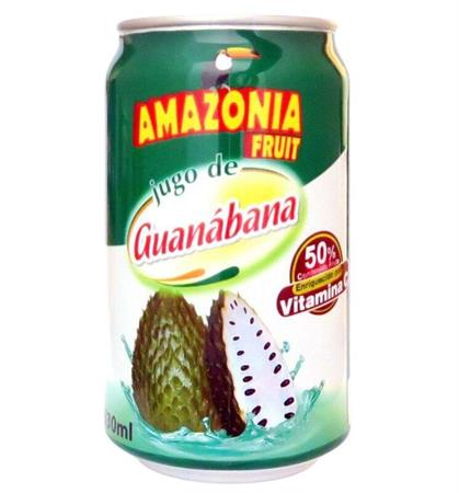 AMAZONIA FRUIT GUANABANA - FRUIT BASED JUICE 24x330ml*