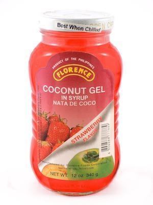 FLORENCE NATA DE COCO FRAGOLA - GELATINA DI COCCO 24x340g