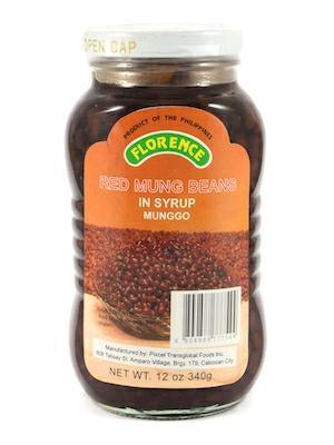 FLORENCE RED MUNG BEANS - FAGIOLI IN SCIROPPO 24x340g