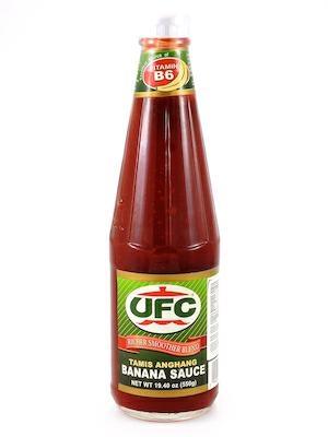 UFC BANANA SAUCE REGULAR - SALSA ALLA BANANA 18x550g*