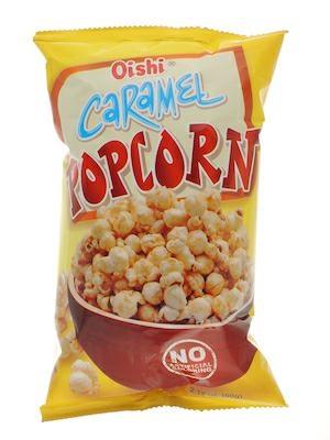 OISHI POPCORN CARAMEL - SNACK DOLCE 50x60g (PH-BC)