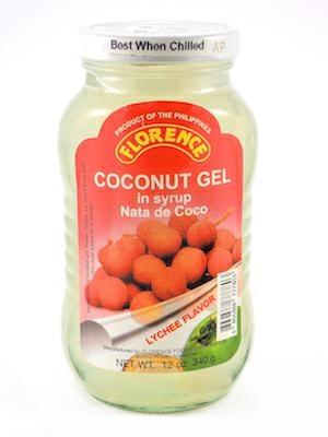 FLORENCE NATA DE COCO LYCHEES - GELATINA DI COCCO 24x340g