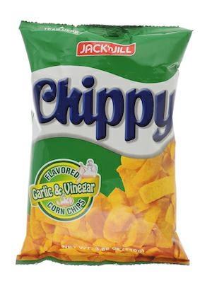 J&J CHIPPY GARLIC & VINEGAR - SNACK SALATO 50x110g