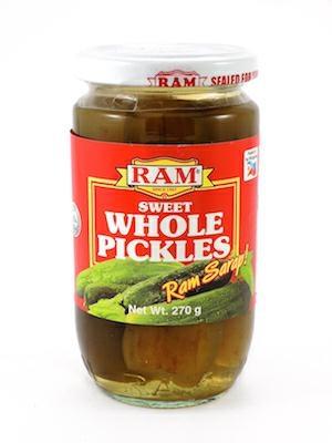RAM WHOLE PICKLES - CETRIOLI IN AGRODOLCE 24x270g