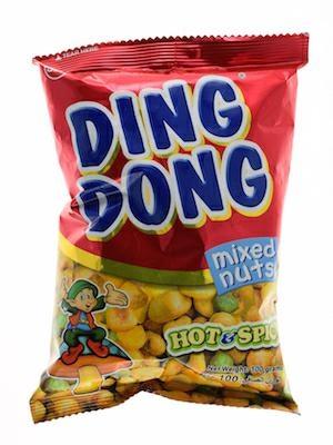 DING DONG MIXED NUTS HOT&SPICY (RED) - SNACK SALATO 60x100g