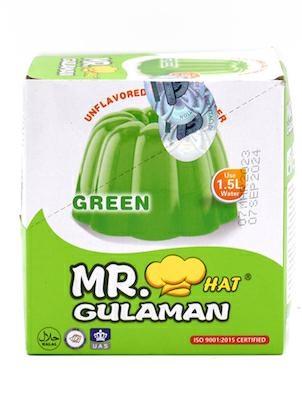 MR GULAMAN GREEN - PREPARATO PER GELATINA 10x250g
