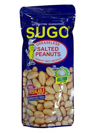 SUGO SALTED PEANUTS GARLIC - SNACK DI ARACHIDI 24x100g