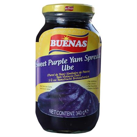 BUENAS PURPLE YAM SPREAD (UBE) - CREMA SPALMABILE 24x340g