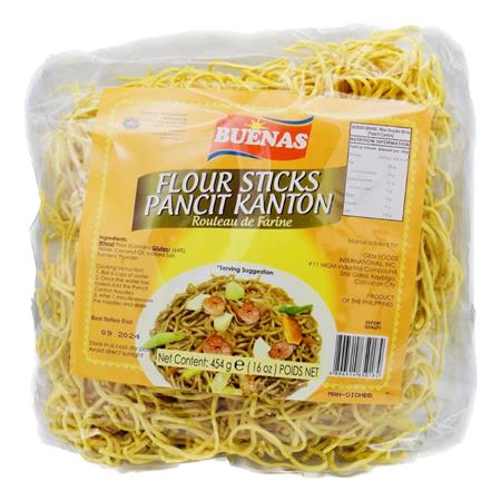 BUENAS PANCIT CANTON FLOUR STICK - VERMICELLI 30x454g