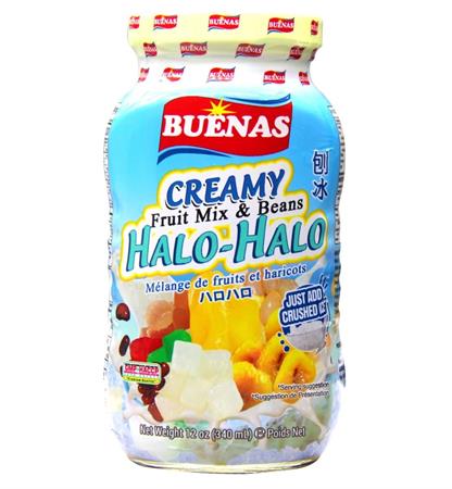 BUENAS CREAMY HALO HALO MIX - FRUTTA E LEGUMI IN SCIROPPO 24x340g