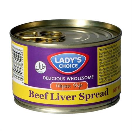 LADY'S CHOICE LIVER SPREAD BEEF - PATE' DI FEGATO 24x165g