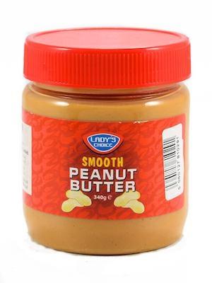 LADY'S CHOICE PEANUT BUTTER SMOOTH - CREMA DI ARACHI 12x340g