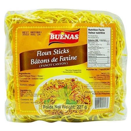 BUENAS PANCIT CANTON FLOUR STICK - VERMICELLI 48x227g