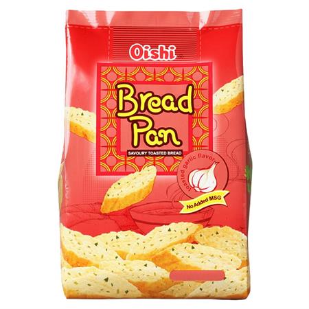 OISHI BREAD PAN GARLIC - SNACK SALATO 60x42g