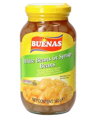 BUENAS WHITE BEANS - FAGIOLI IN SCIROPPO 24x340g