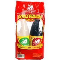 SILVER SWAN VALUE PACK - ACETO + SALSA DI SOIA 6x2L