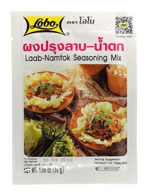 LOBO LAAB NAMTOK MIX - CONDIMENTO IN POLVERE 12x30g (HS/AE)