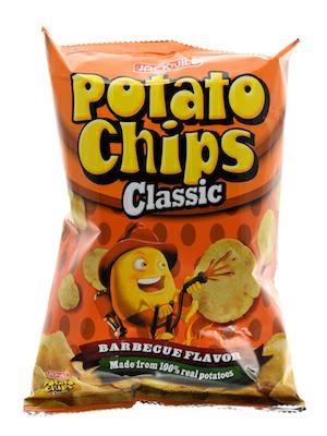 J&J CLASSIC POTATO CHIPS BBQ - SNACK SALATO 50x60g*