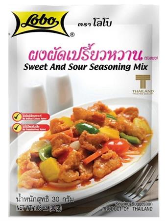 LOBO SWEET & SOUR MIX - CONDIMENTO IN POLVERE 12x30g (HS/AE) *