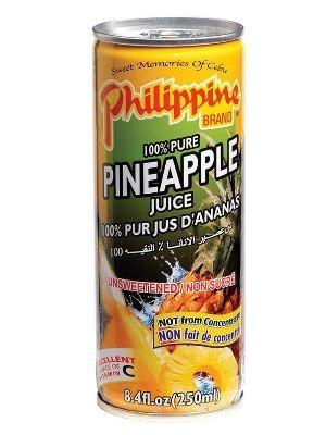 PHILIPPINE BRAND PINEAPPLE - SUCCO DI ANANAS 24x250ml