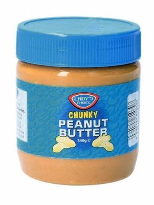 LADY'S CHOICE PEANUT BUTTER CHUNKY - CREMA DI ARACHI 12x340g