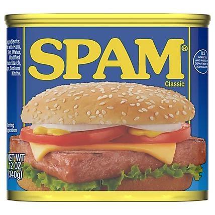 SPAM PORK & HAM ORIGINAL - CARNE IN SCATOLA 6x340g