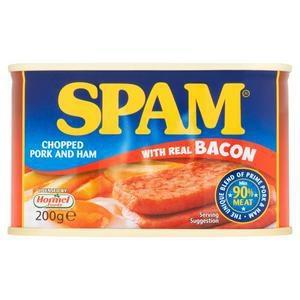 SPAM PORK & HAM WITH BACON - CARNE ALSCATOLA 6x200g