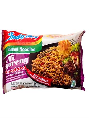 INDOMIE MI GORENG RENDANG - SPICY BEEF NOODLES 40x80g