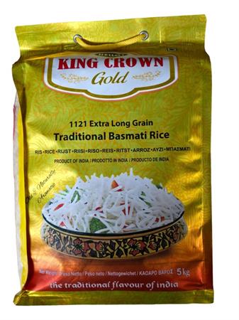 KING CROWN RISO BASMATI BIANCO 4x5kg* ND