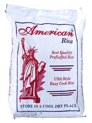 AMERICAN RICE- RISO A GRANA LUNGA B PARBOILED 20kg *