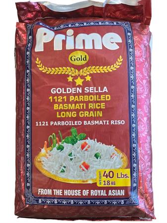 PRIME GOLD BASMATI PARBOILED 18kg*