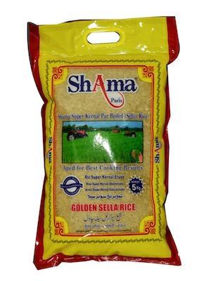 SHAMA GOLDEN SELLA - RISO BASMATI PARBOILED 4x5kg