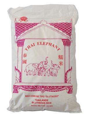 THAI ELEPHANT RISO GLUTINOSO 20kg *